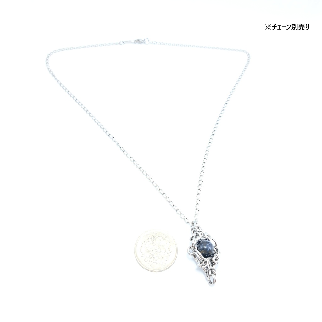 ブルーピーターサイト(ブルーテンペストストーン) ペンダントトップ