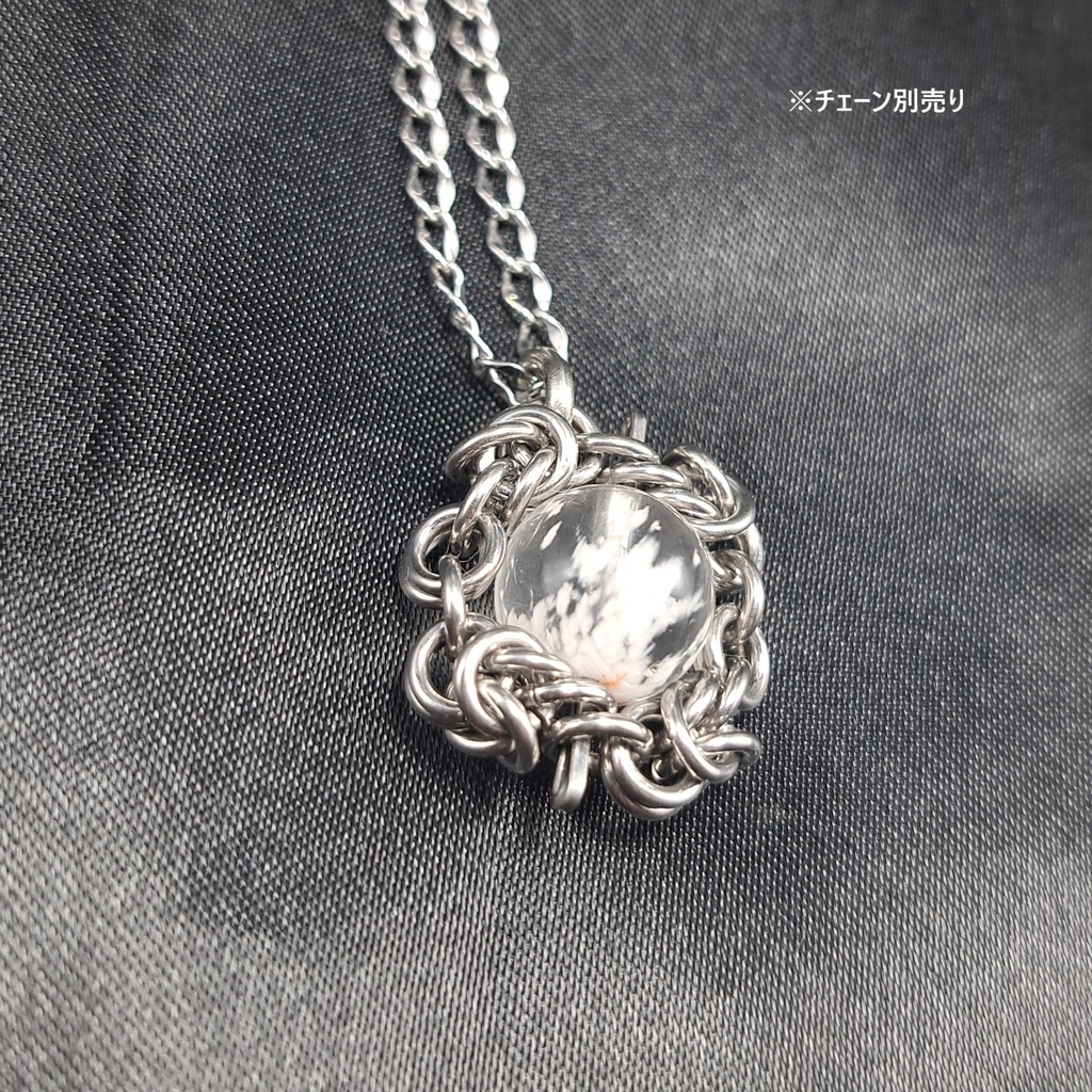 セリサイト イン クオーツ ペンダントトップ