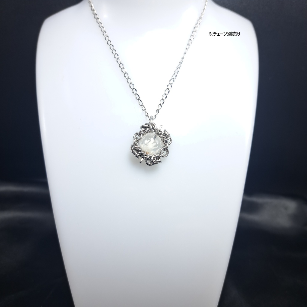 セリサイト イン クオーツ ペンダントトップ