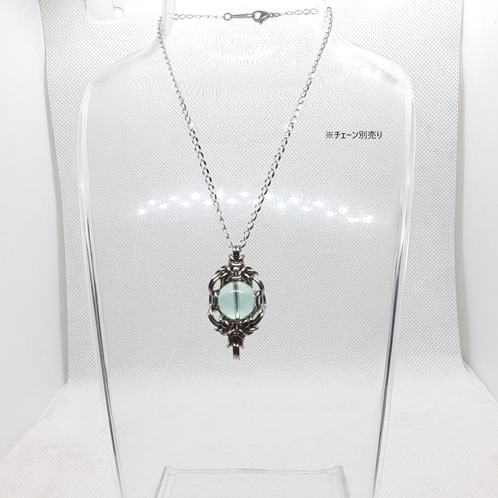 パライバトルカラー フローライト ペンダントトップ