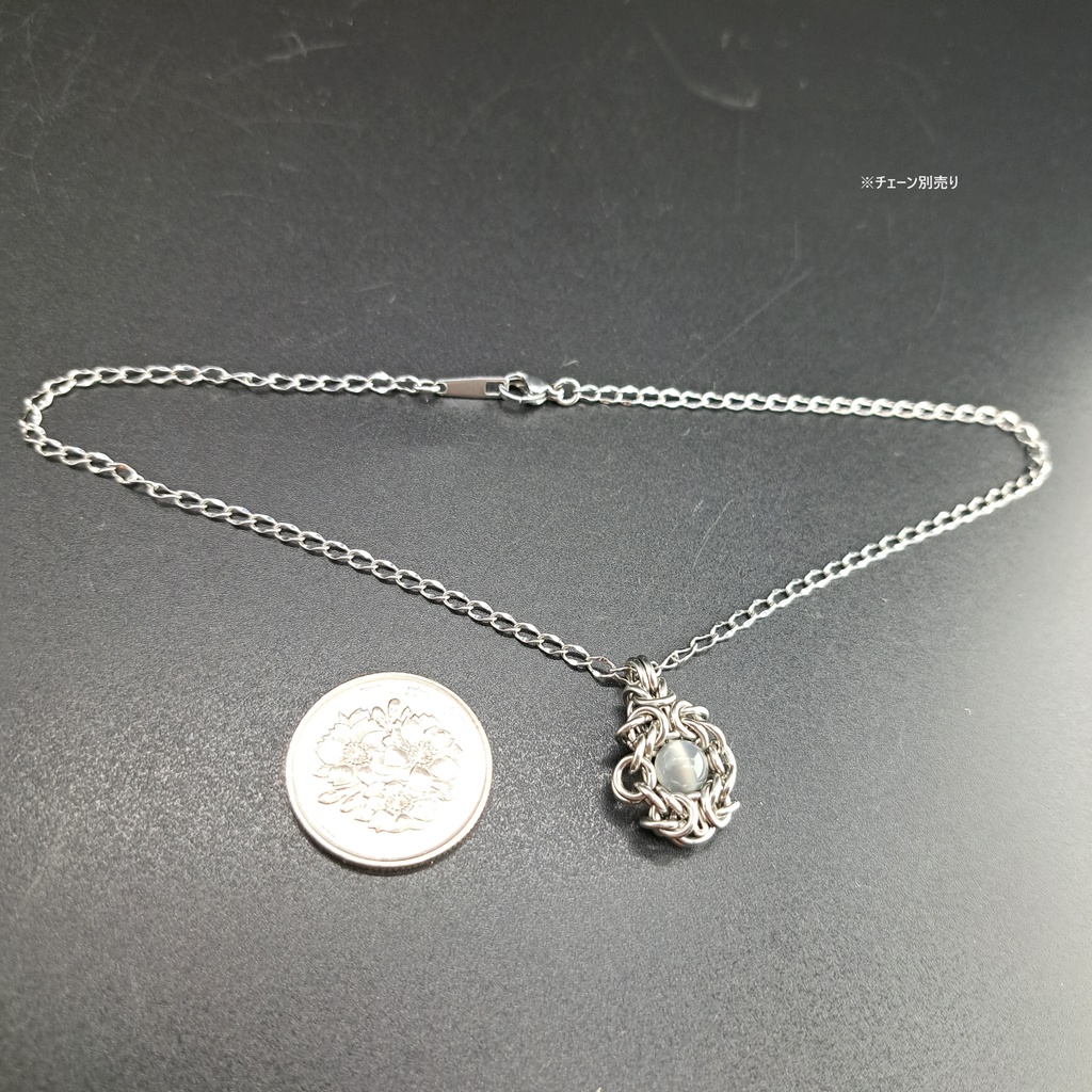 グレー ムーンストーン ペンダントトップ