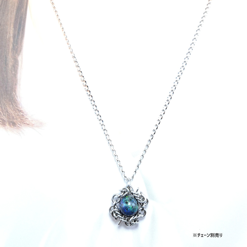 マトリックス オパール ペンダント トップ