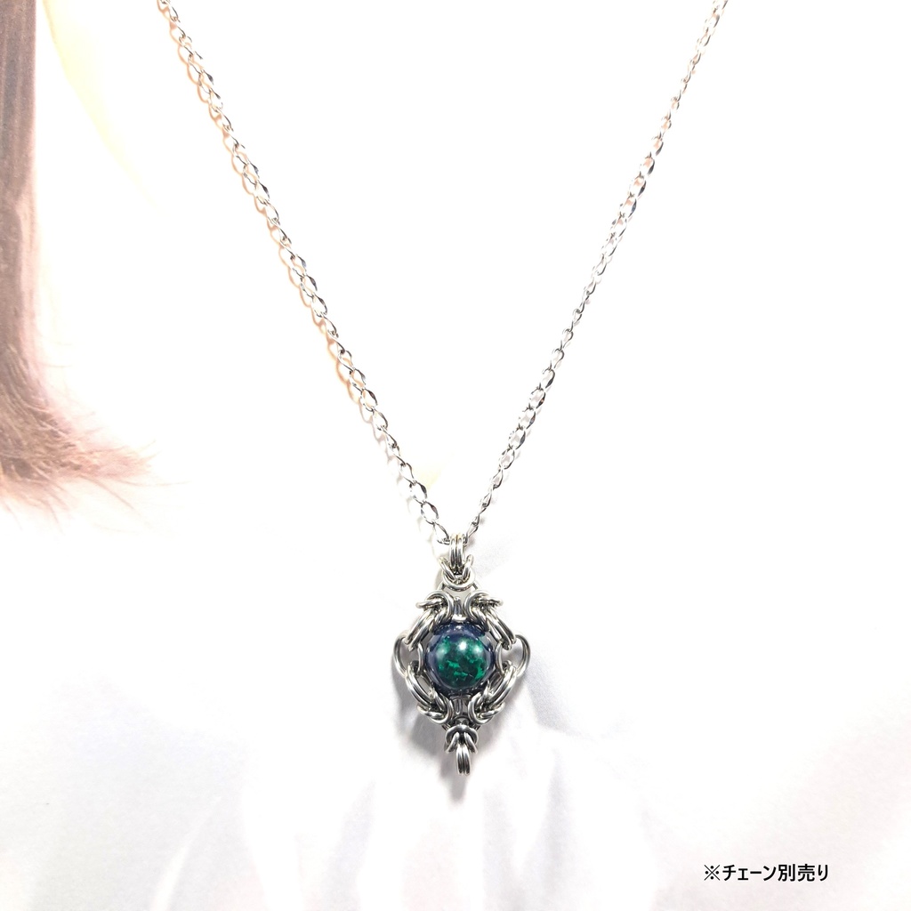 アズライト マラカイト ペンダントトップ