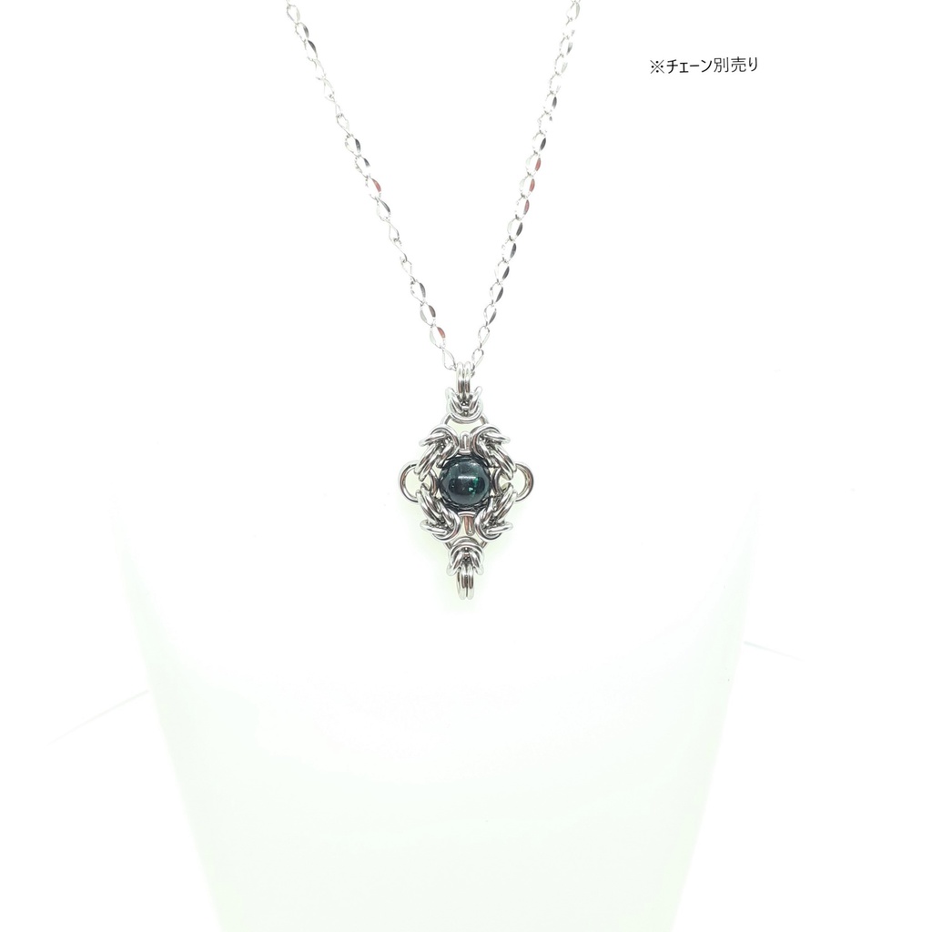 グリーンマイカ(フックサイト) ペンダントトップ