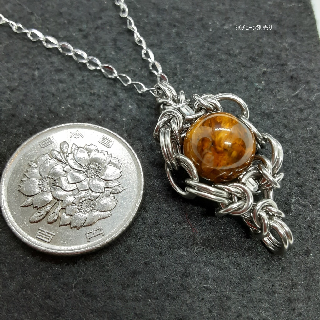 ピータサイト (テンペストストーン)   ペンダントトップ