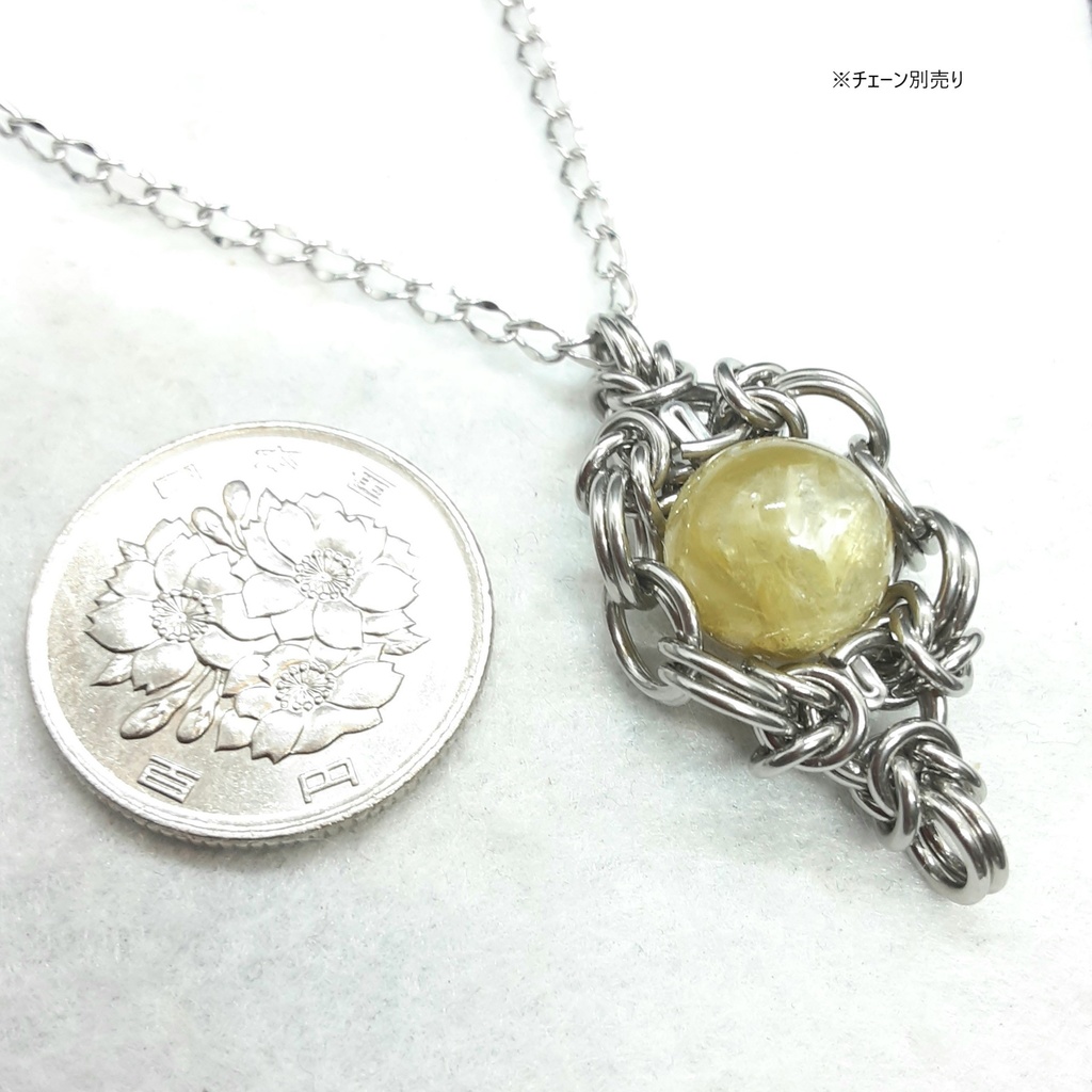 ゴールデンマイカ ペンダントトップ