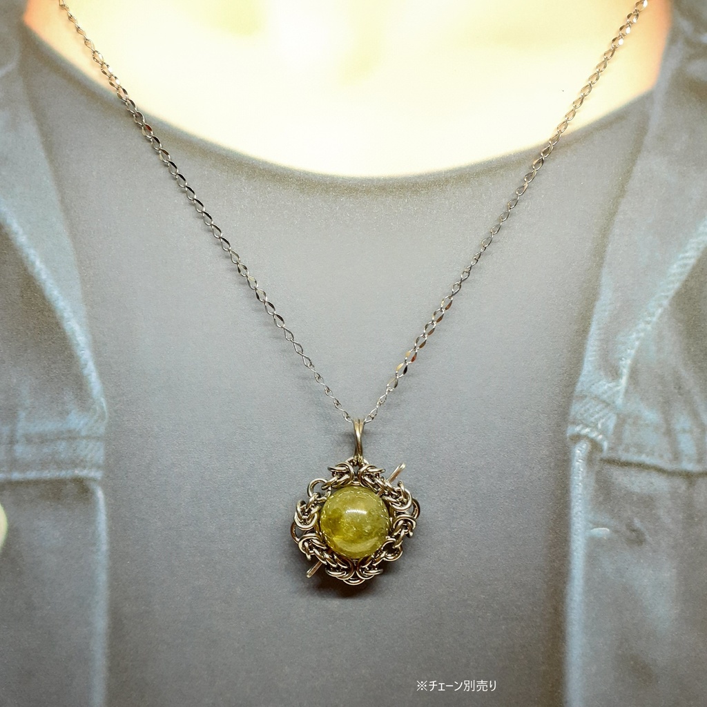 ツァボライト (グリーンガーネット) ペンダントトップ