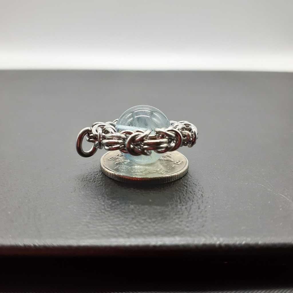 ナチュラル ブルートパーズ(非加熱) ペンダントトップ