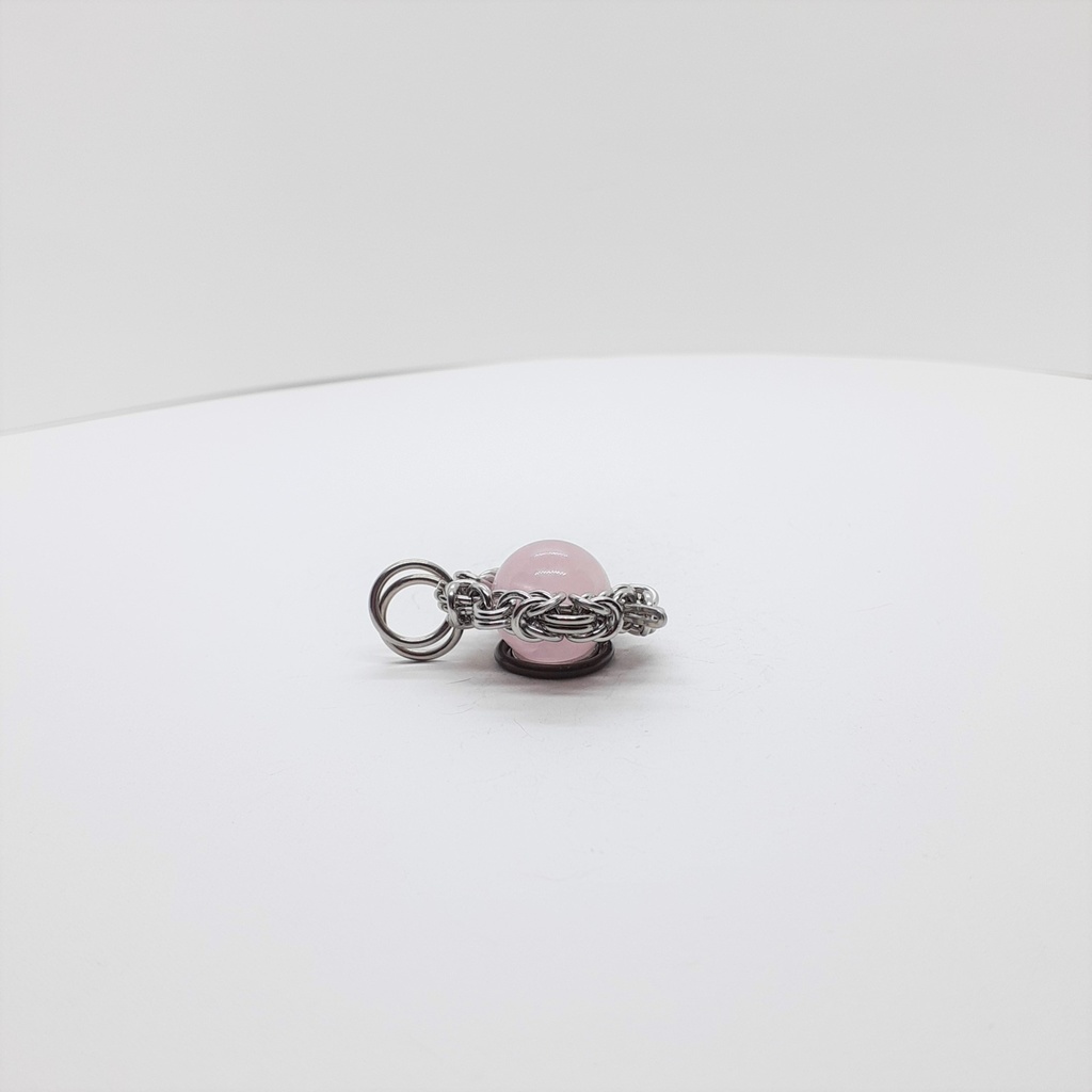 ミルキーピンク モルガナイト ペンダントトップ