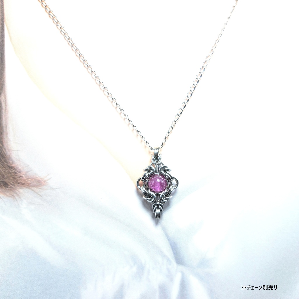 ピンクサファイア ペンダントトップ