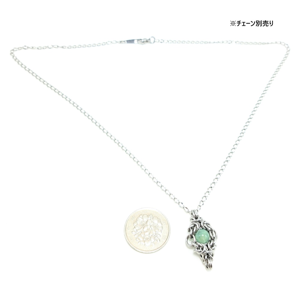 女王フラの涙 ( エメラルド ) ペンダントトップ