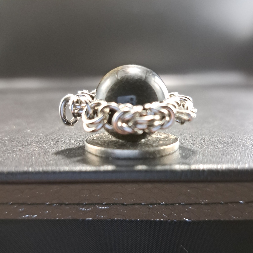 上品な金色の輝き! ゴールデン オブシディアン ペンダントトップ