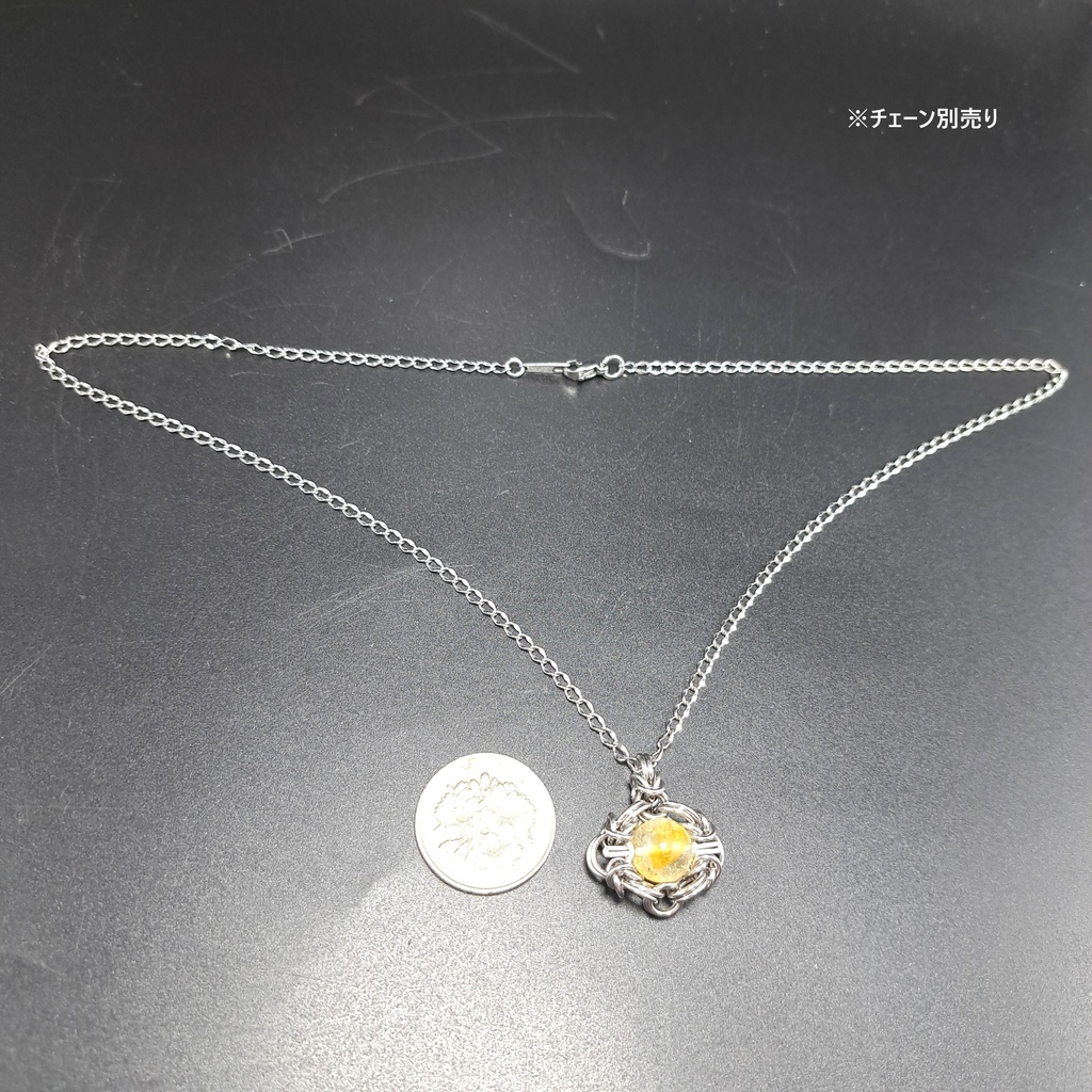 レアストーン! ライモナイト イン トパーズ ペンダントトップ