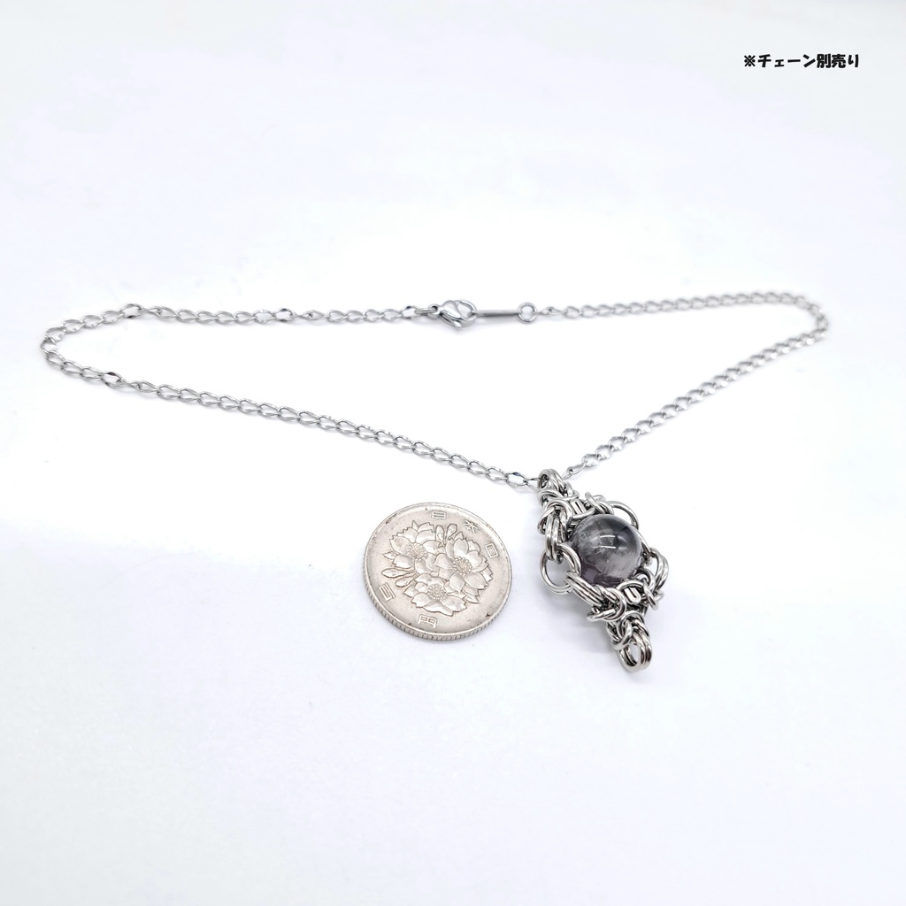 濃厚! アメジストインクォーツ ペンダントトップ