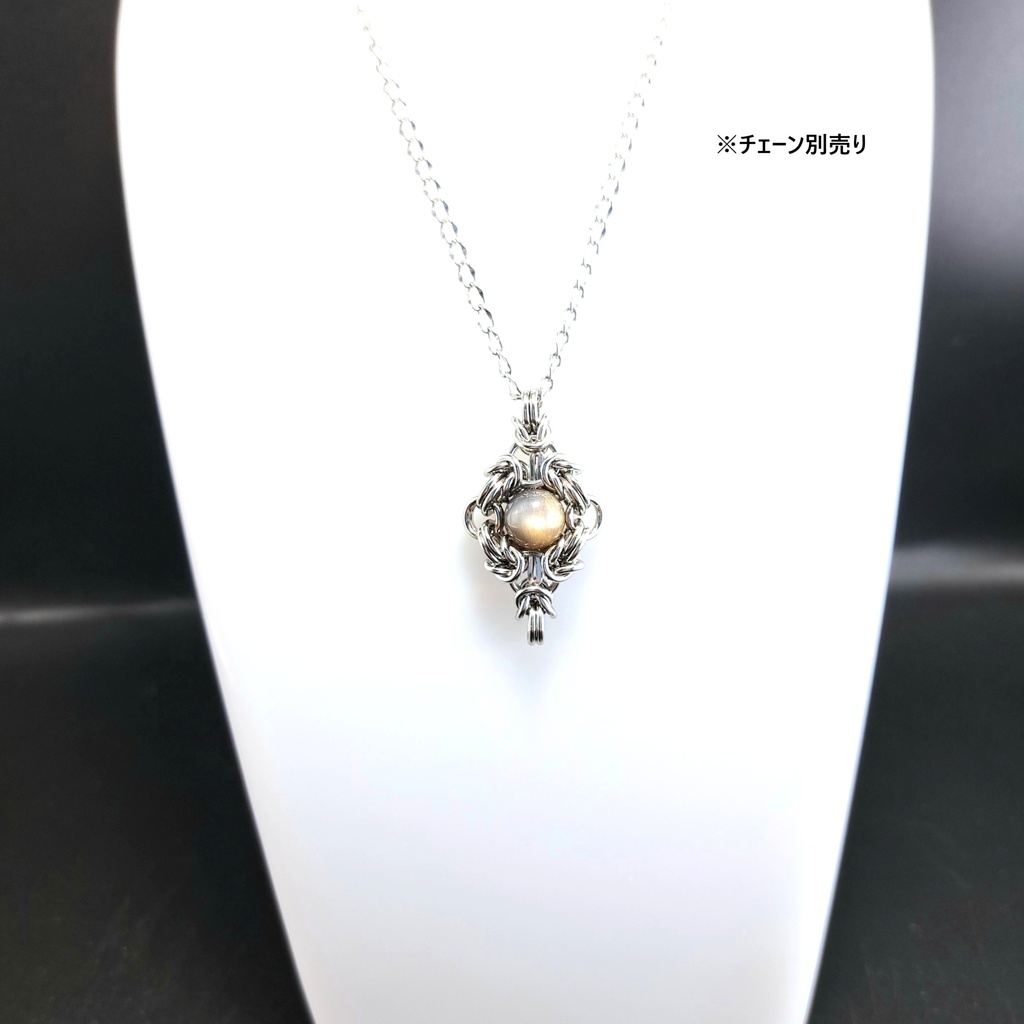 ブラック サンストーン ペンダントトップ