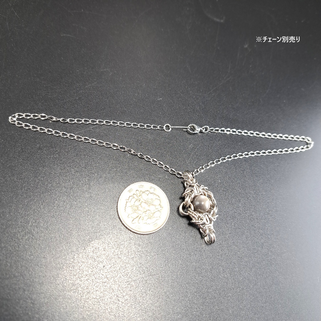 ブラック サンストーン ペンダントトップ