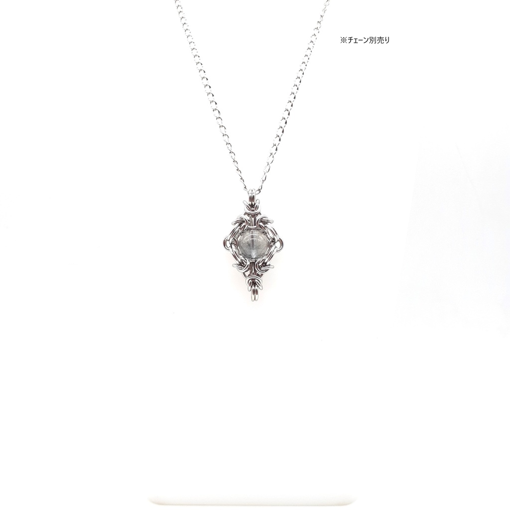 ブルーラビットヘアクォーツ ペンダントトップ