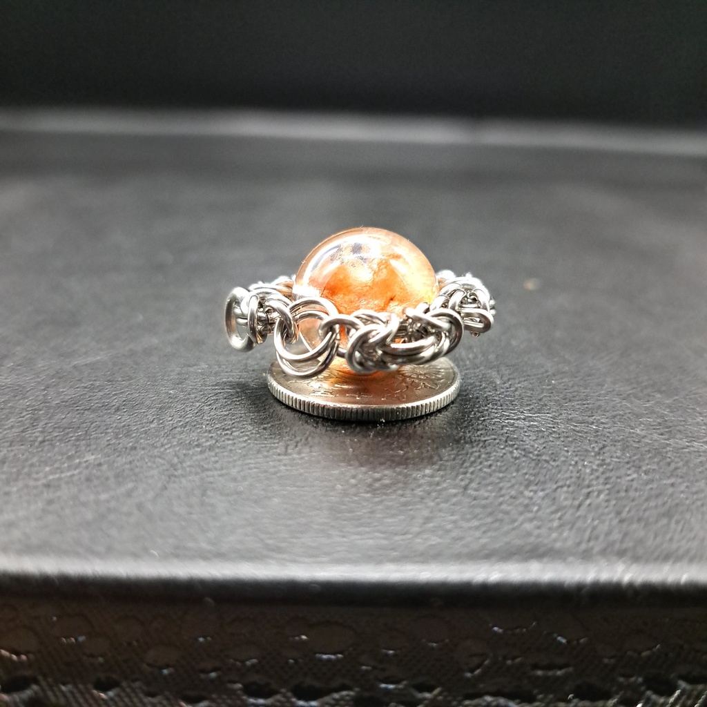 アンフィボール イン クォーツ ペンダントトップ