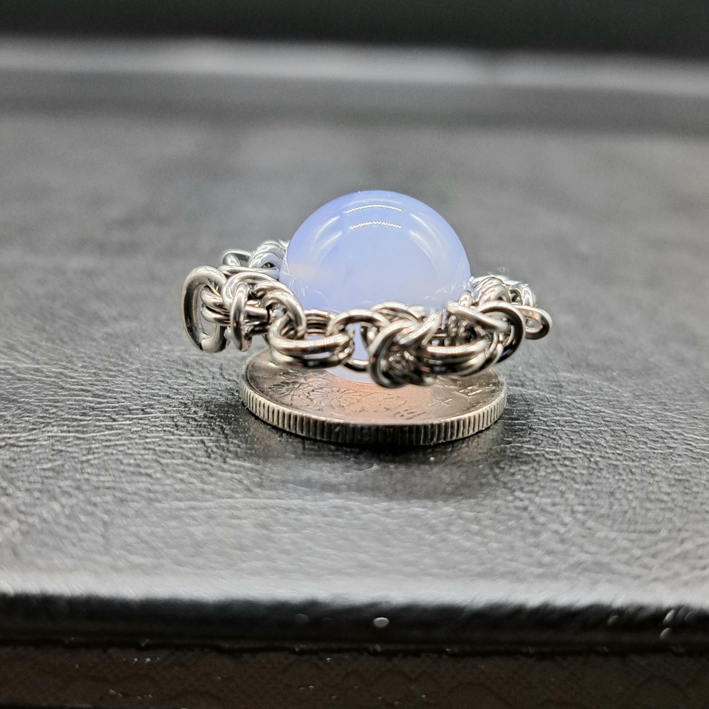 高品質・天然色! ブルーレースアゲート ペンダントトップ