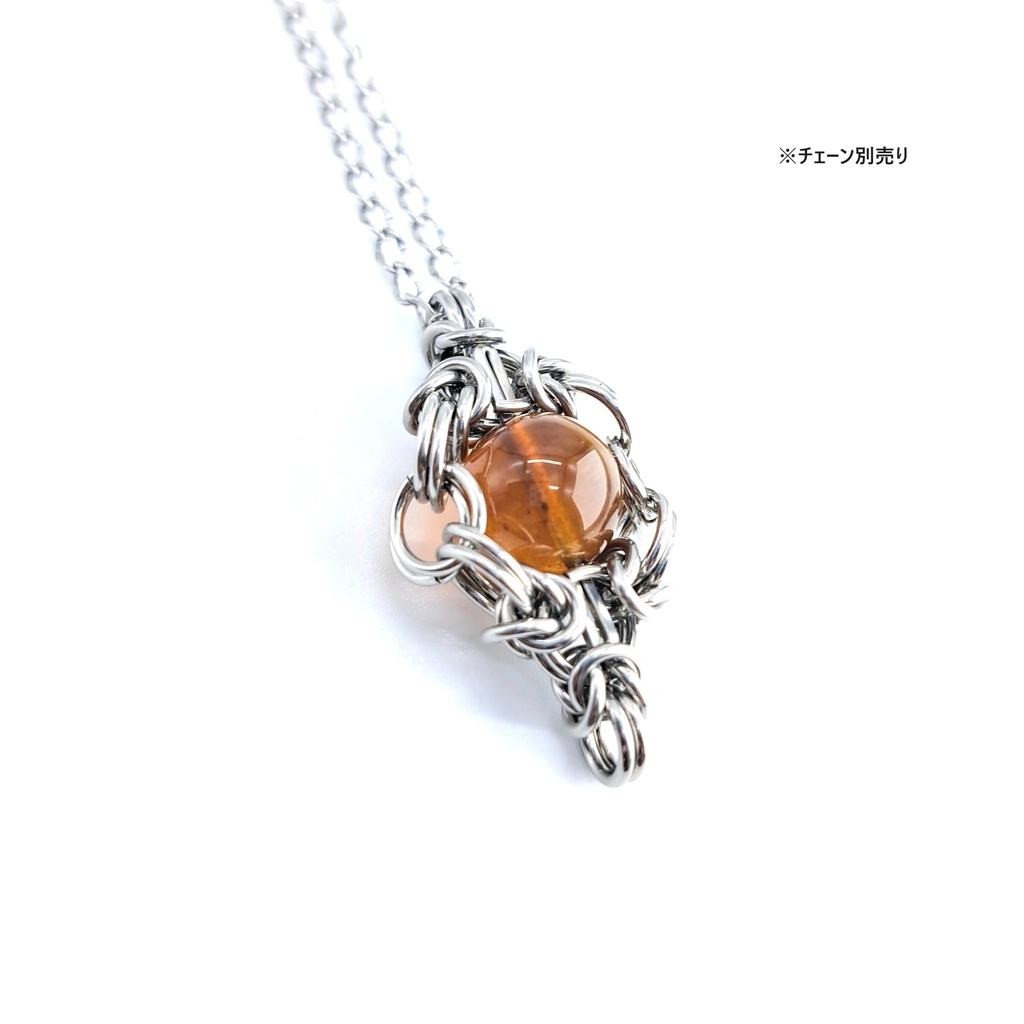 ミャンマー産の天然琥珀! ブルーアンバー ペンダントトップ