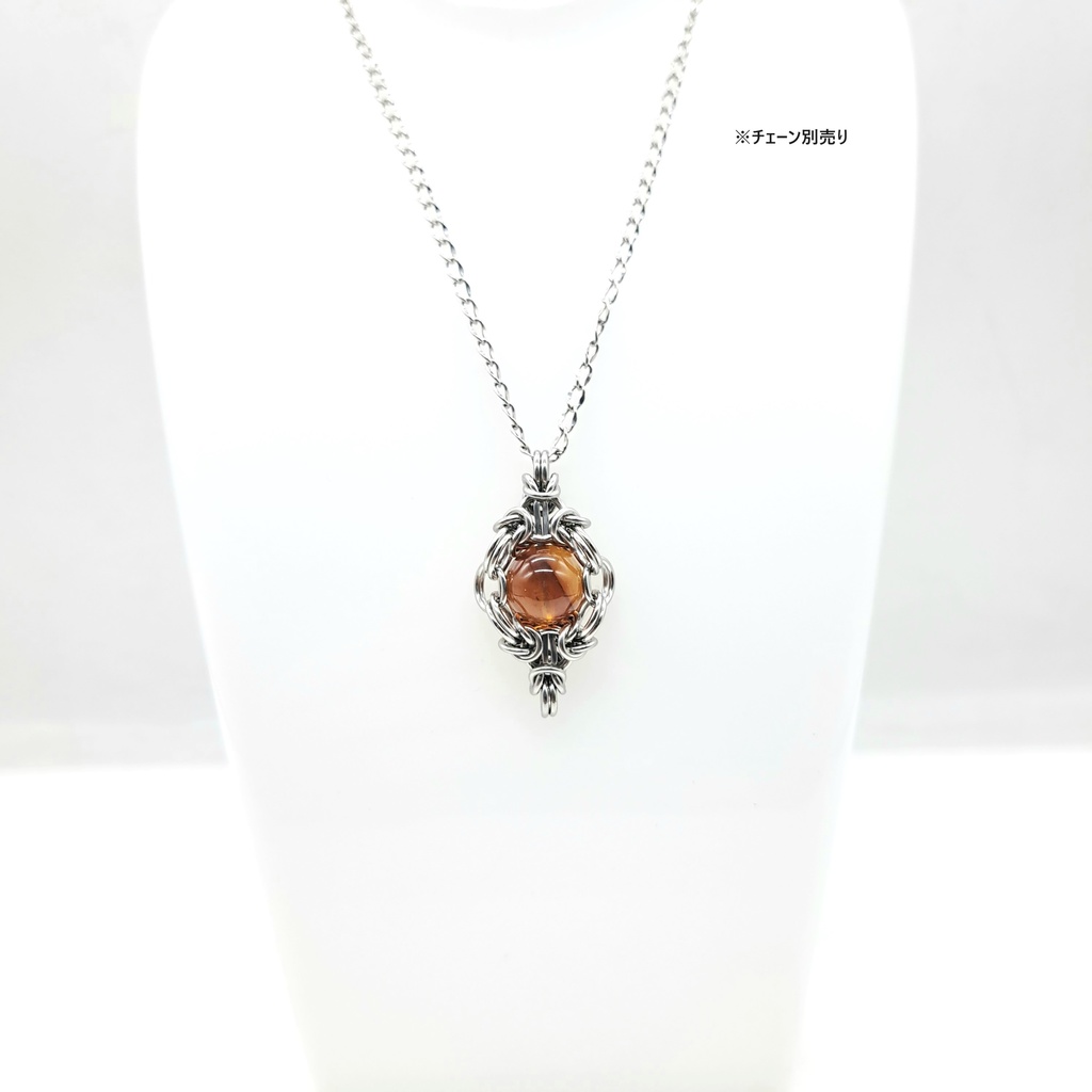 ミャンマー産の天然琥珀! ブルーアンバー ペンダントトップ