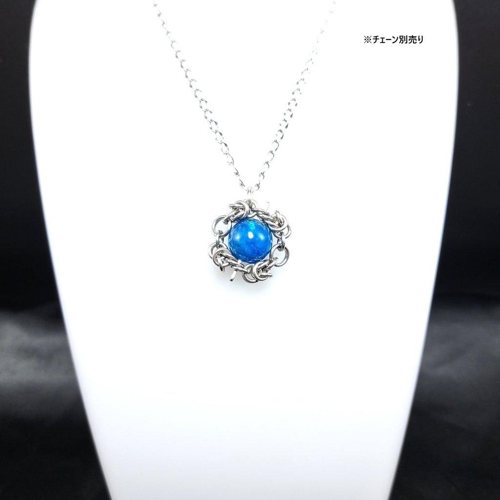 高発色! ディープブルー アパタイト ペンダントトップ