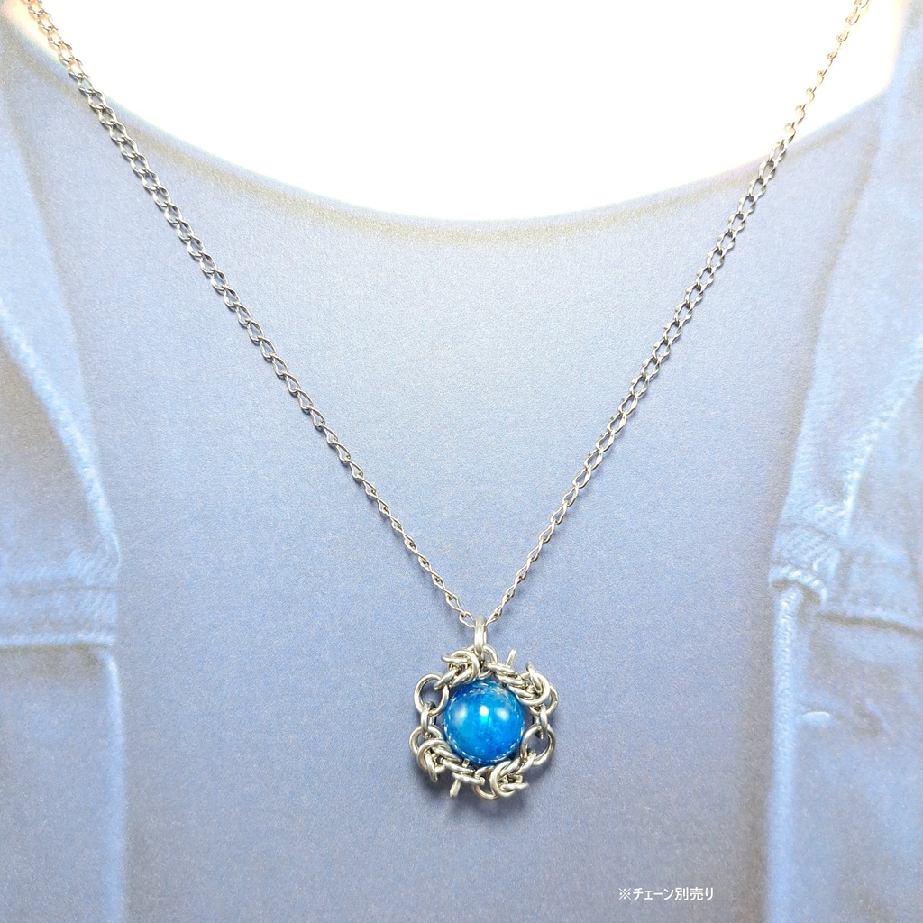 高発色! ディープブルー アパタイト ペンダントトップ