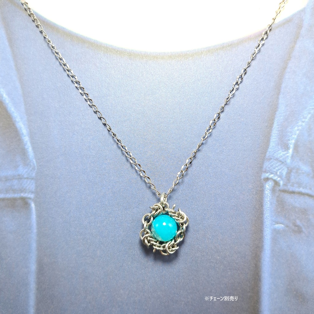 アマゾナイト シリカ ペンダントトップ