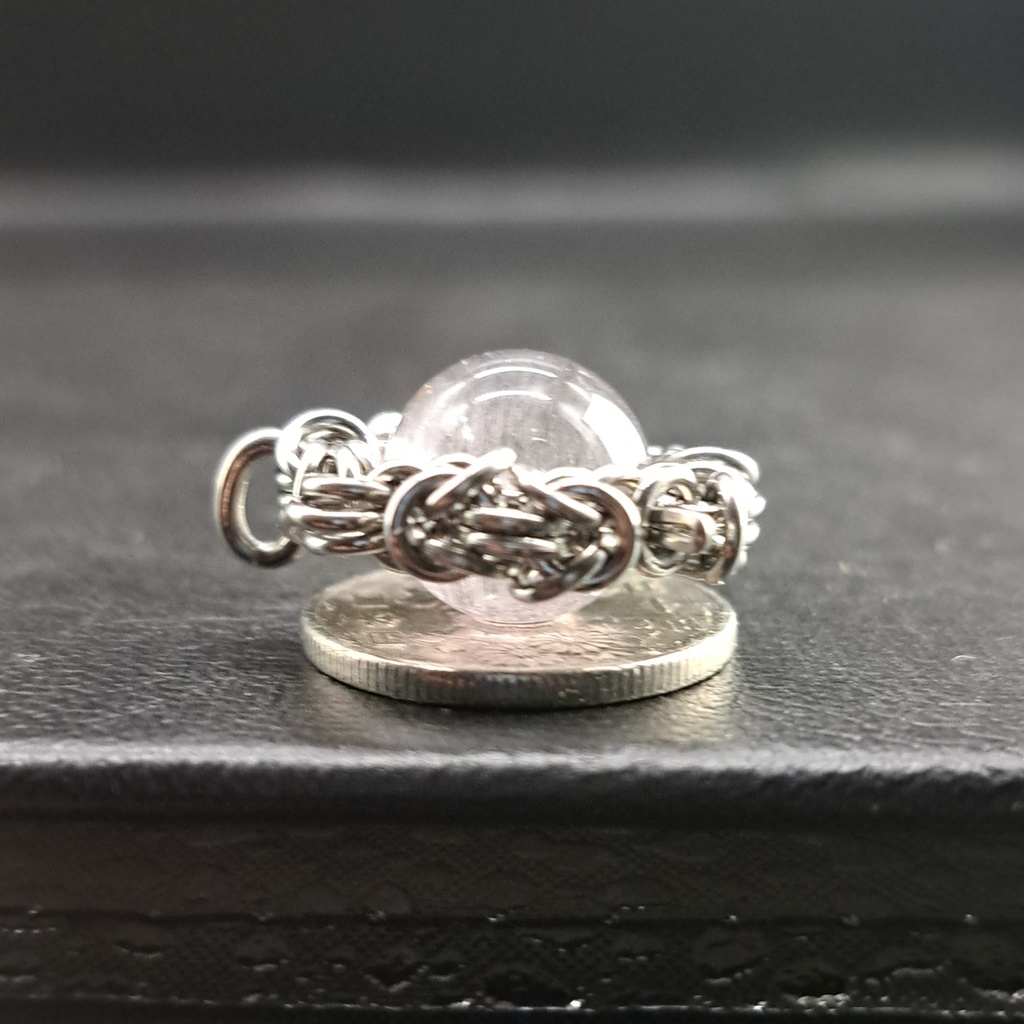 花火のような輝き! ゲーサイトインクオーツ ペンダントトップ