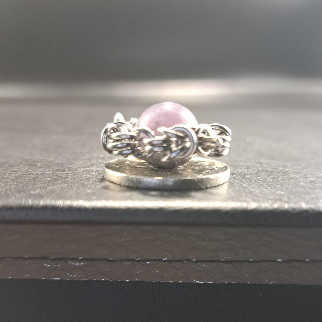 色々な鉱物が混ざり合った天然石! アメジストインクォーツ ペンダントトップ