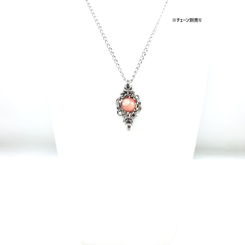 天然模様が美しい! インカローズ ペンダントトップ