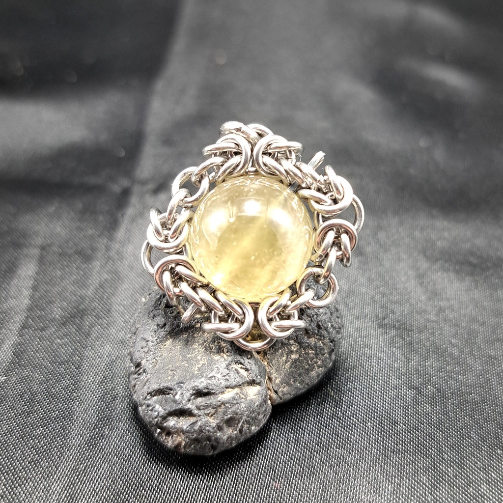 大珠! リビアングラス ペンダントトップ