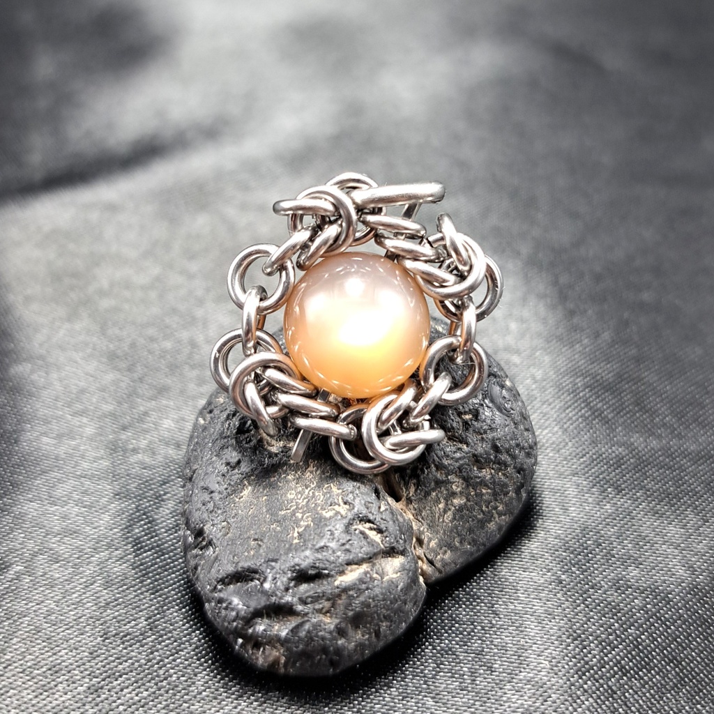 オレンジブラウン ムーンストーン ペンダントトップ