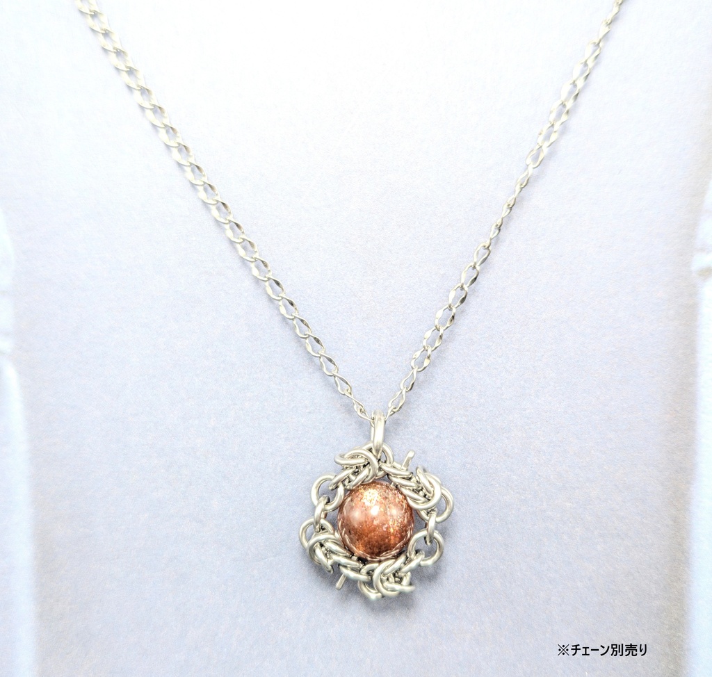 濃厚な色合い&煌めき! サンストーン ペンダントトップ