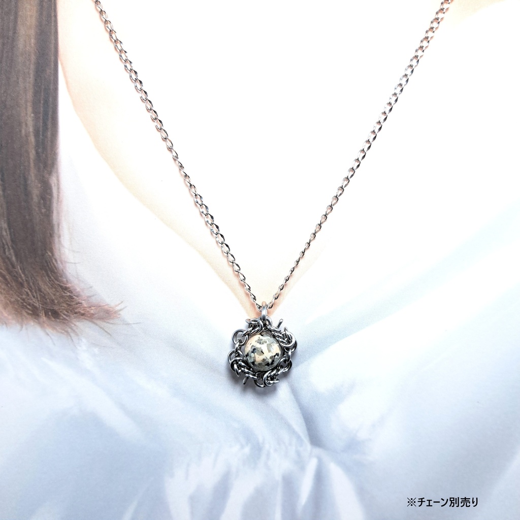 和風な模様が綺麗! 皇妃紅雲石( 龍王石 ) ペンダントトップ