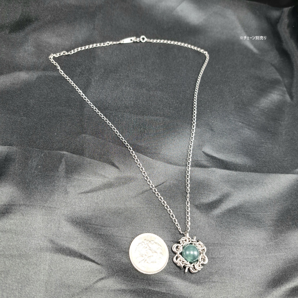 グアテマラ産 青 翡翠 ( グアテマラ翡翠 ) ペンダントトップ