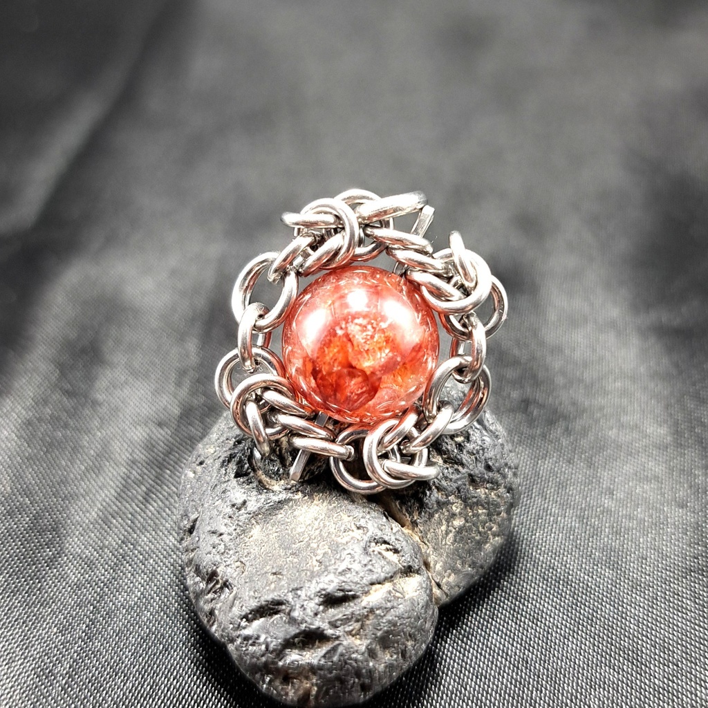 発色抜群! 錦鯉水晶 (ライモナイトインクォーツ) ペンダントトップ