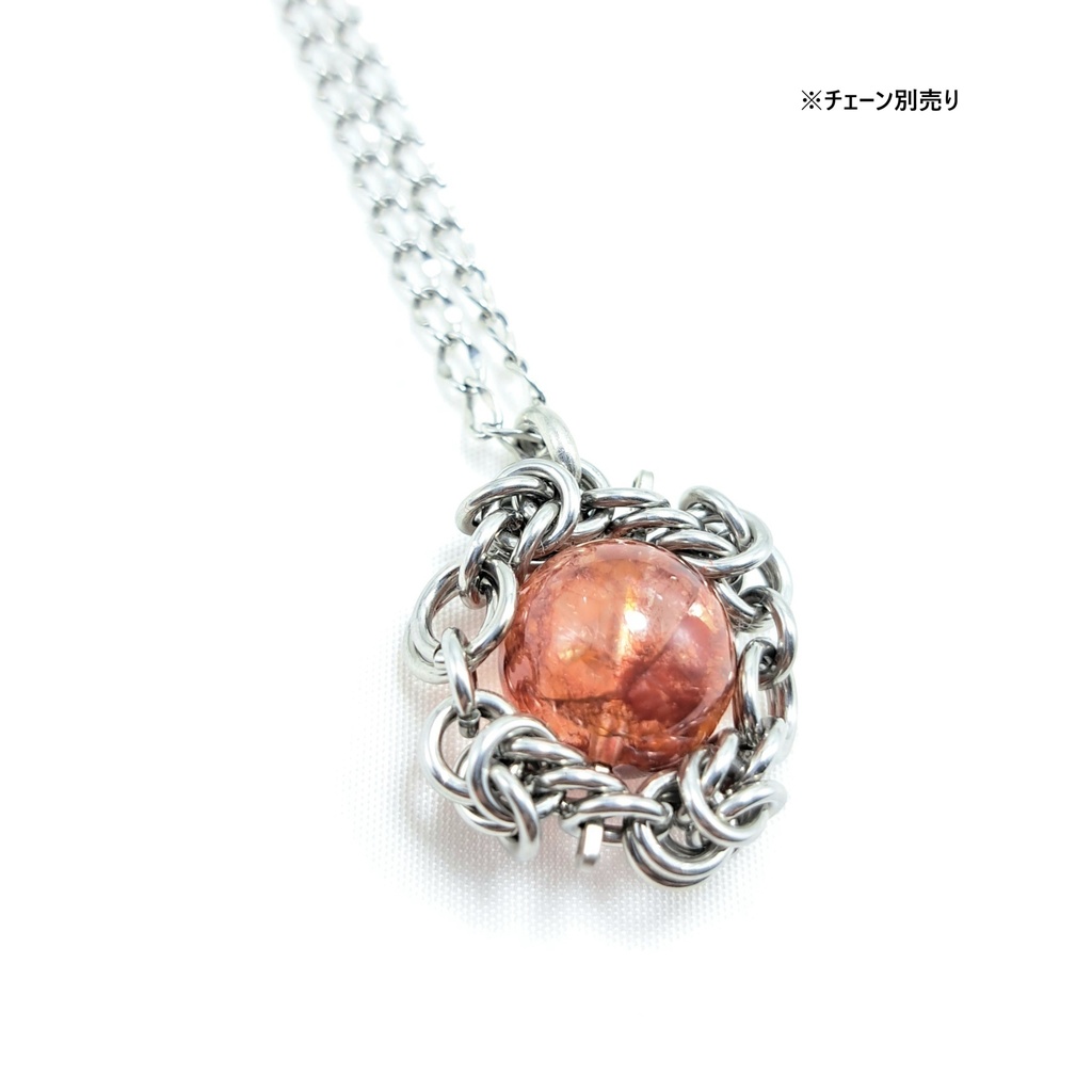 発色抜群! 錦鯉水晶 (ライモナイトインクォーツ) ペンダントトップ