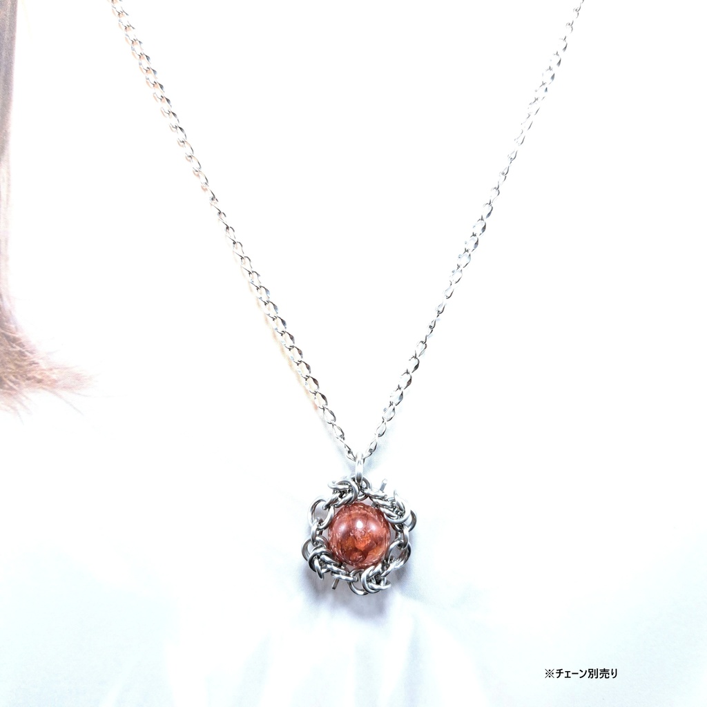 発色抜群! 錦鯉水晶 (ライモナイトインクォーツ) ペンダントトップ