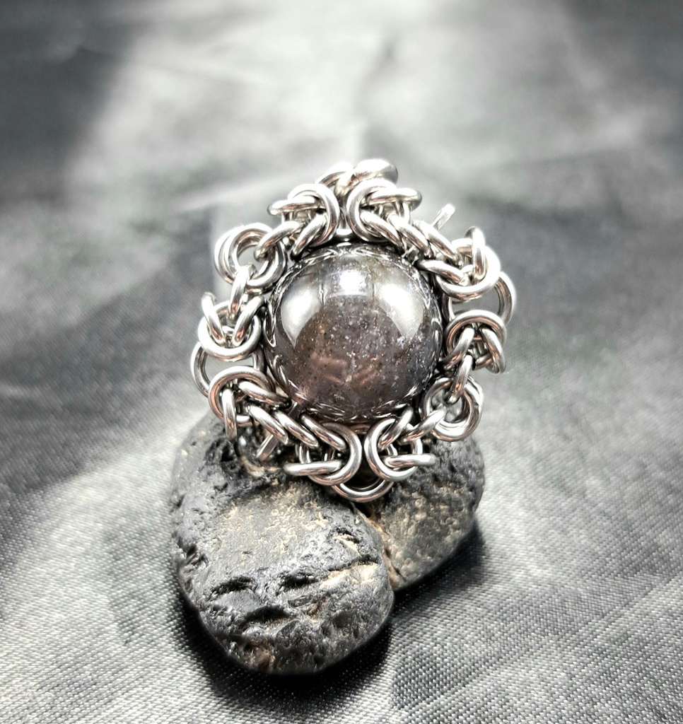 まるで夜の星空の様な美しさ! アイオライトサンストーン ペンダントトップ