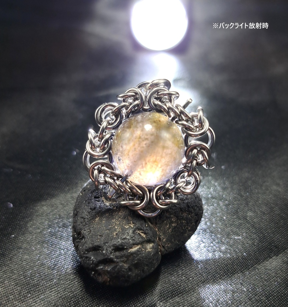 まるで夜の星空の様な美しさ! アイオライトサンストーン ペンダントトップ