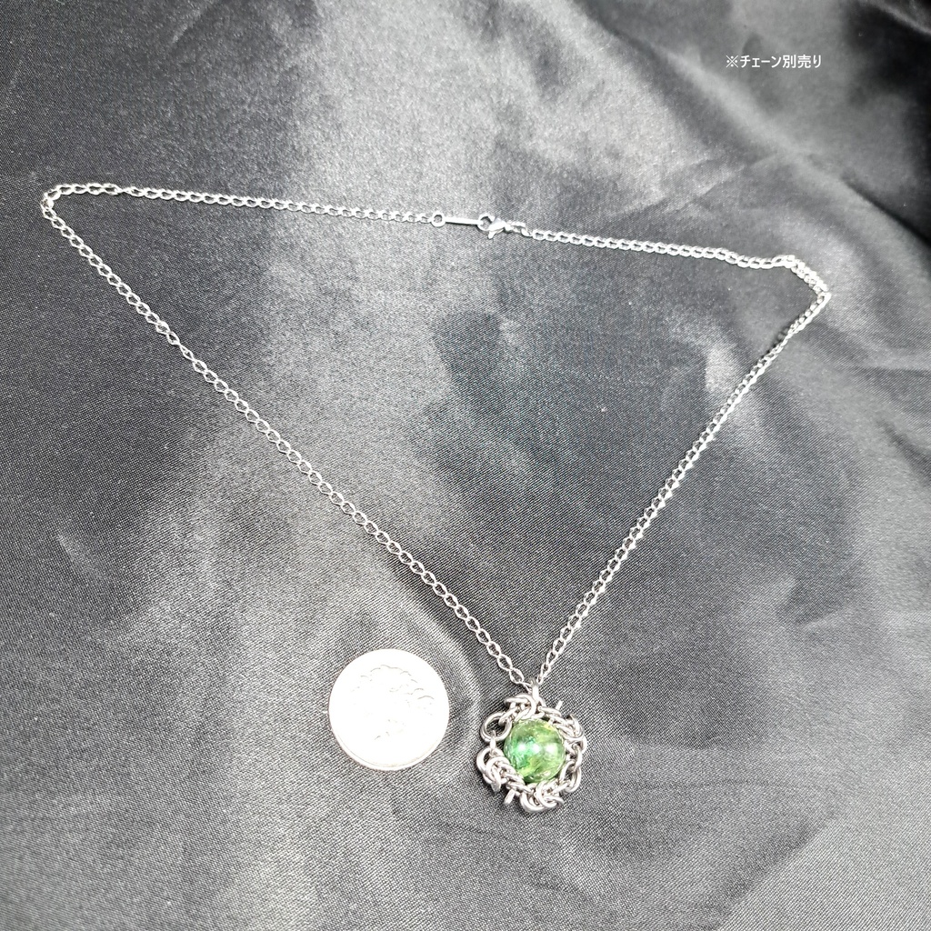 発色良好! フックサイト シリカ ペンダントトップ