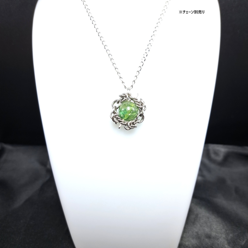 発色良好! フックサイト シリカ ペンダントトップ