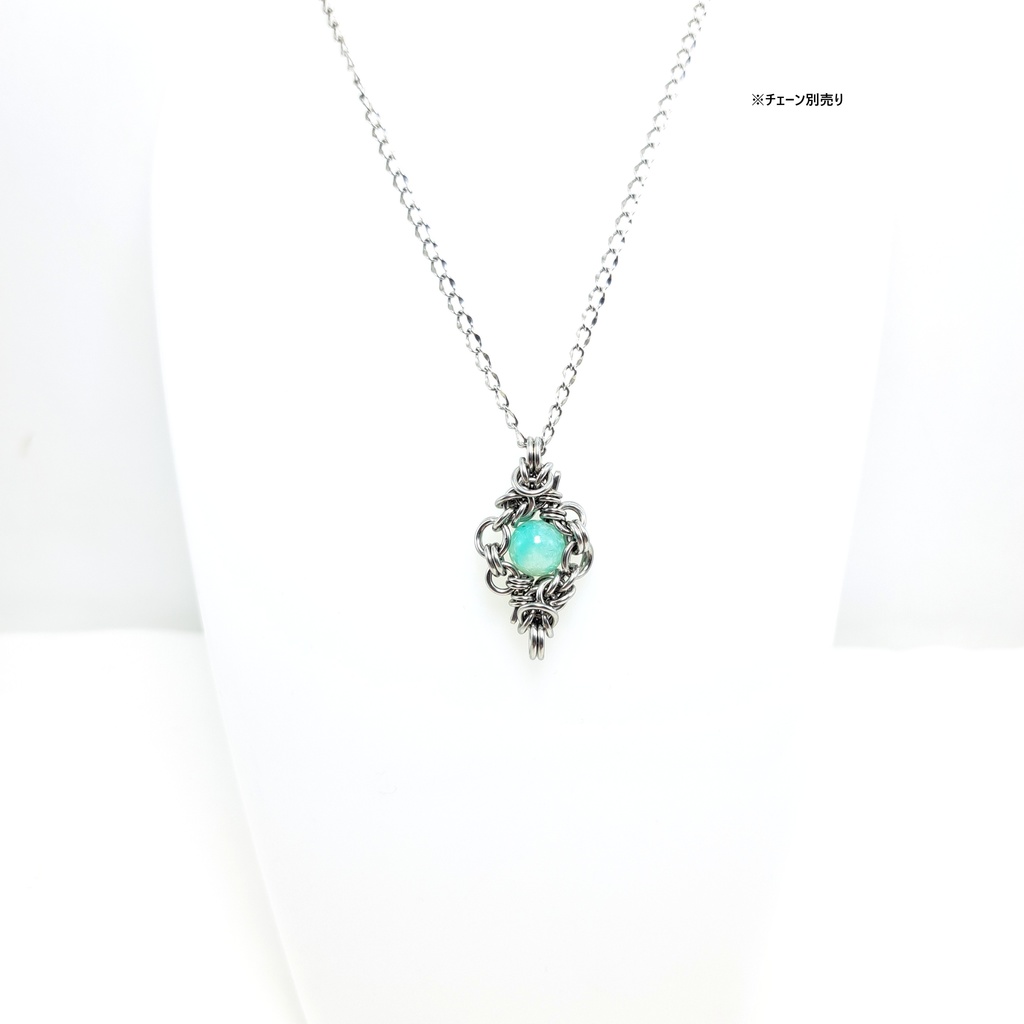 レアな鉱物! アグリゲーション フェルドスパー ペンダントトップ