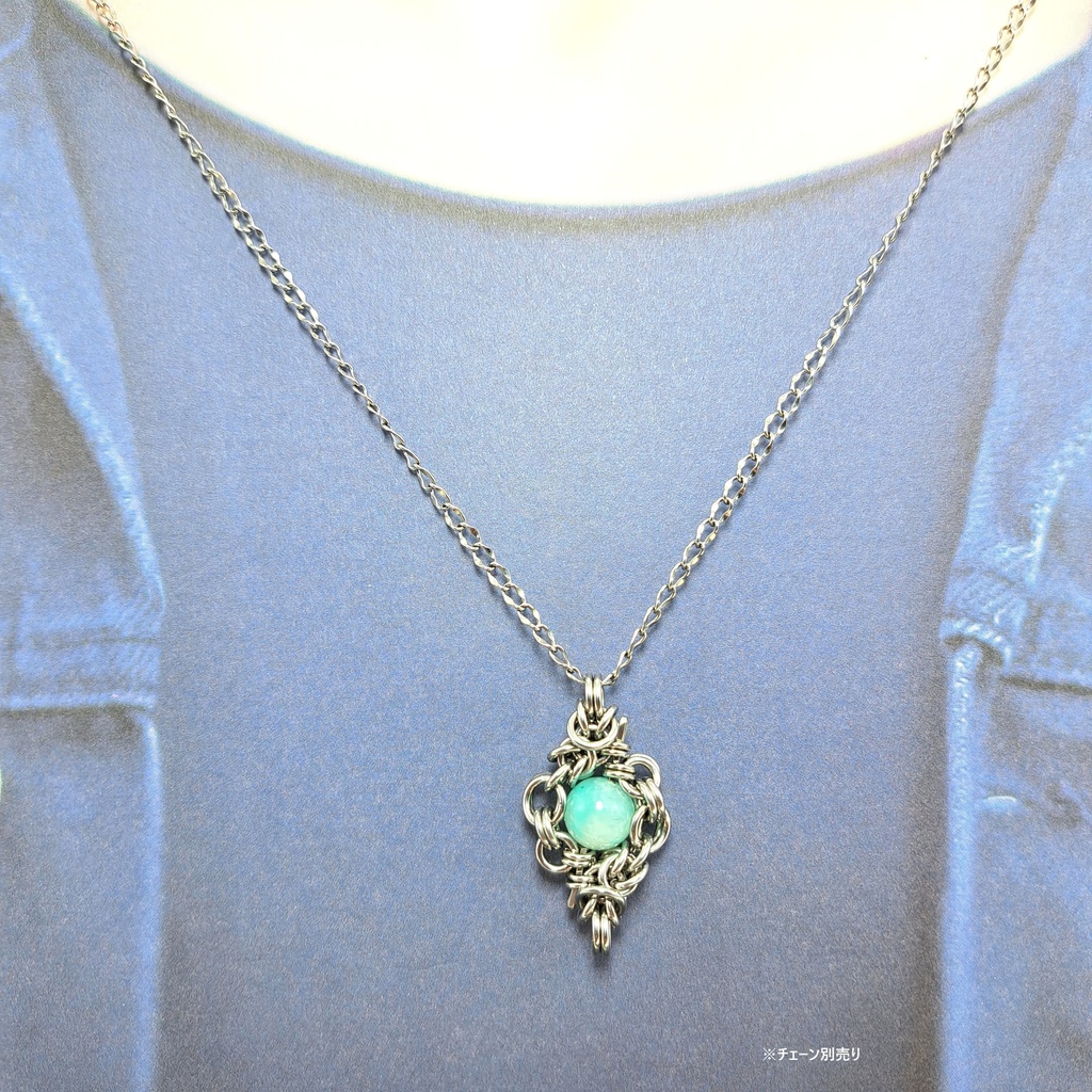 レアな鉱物! アグリゲーション フェルドスパー ペンダントトップ