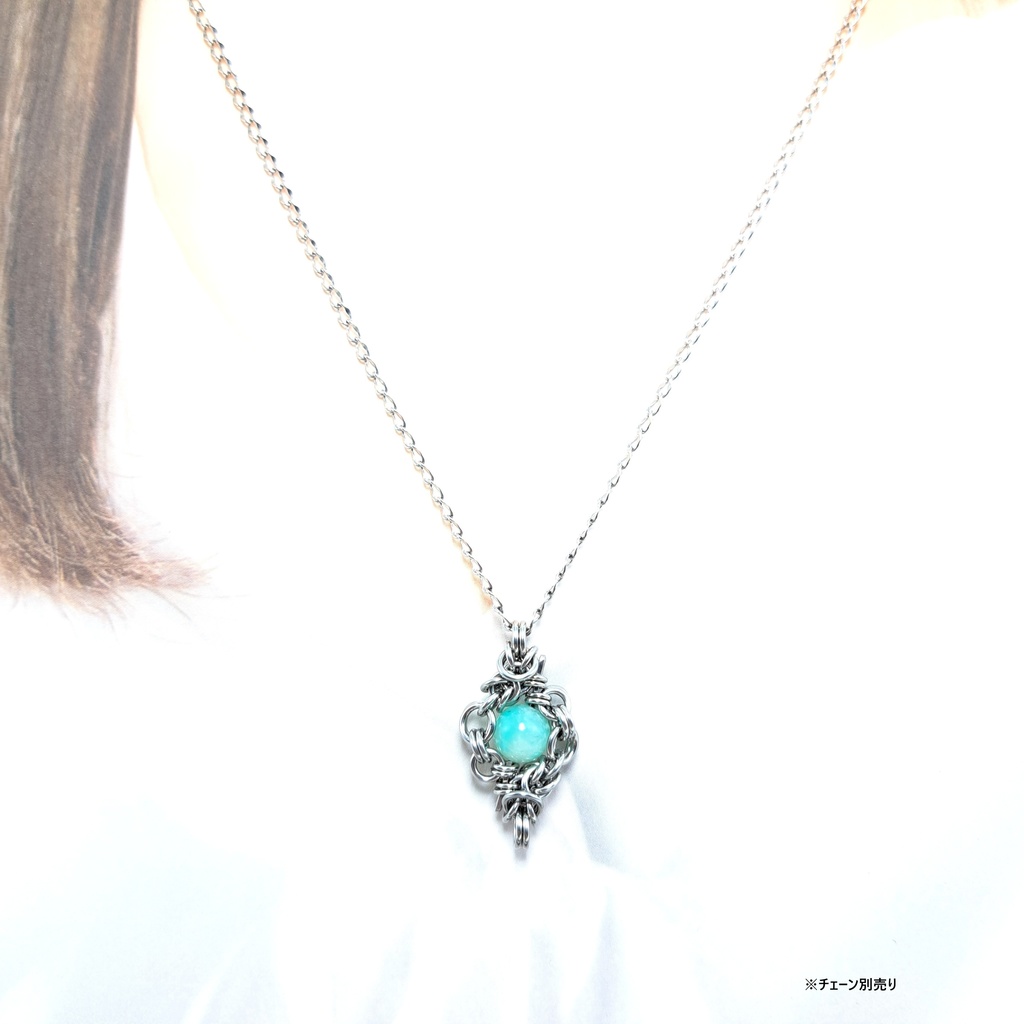 レアな鉱物! アグリゲーション フェルドスパー ペンダントトップ