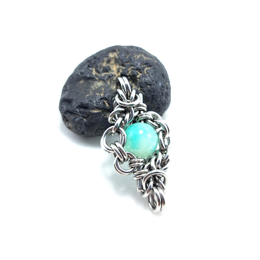 レアな鉱物! アグリゲーション フェルドスパー ペンダントトップ