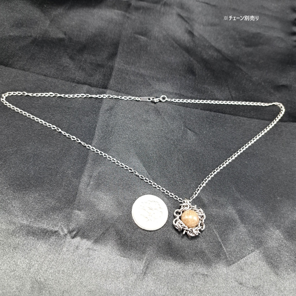 レアな色合いのルチルクォーツ! ゴールドアッシュ ルチルクォーツ ペンダントトップ