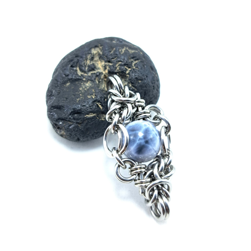 希少色！　パープル ラリマー　ペンダントトップ