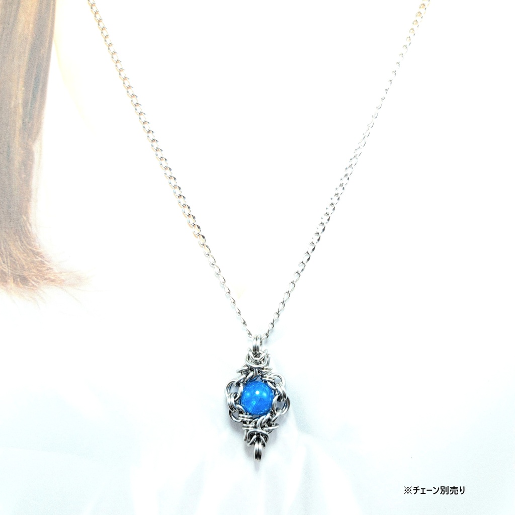高発色! ブルー アパタイト ペンダントトップ